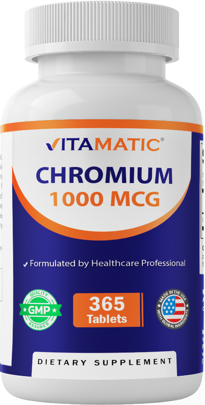 Chromium 1000 mcg Tablets