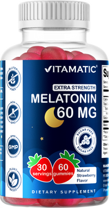 Sugar Free Melatonin 60mg Gummies 60 Ct
