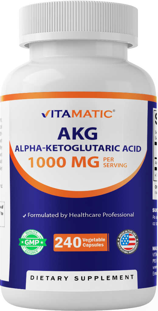 Alpha-Ketoglutaric Acid (AKG) Veg Capsules