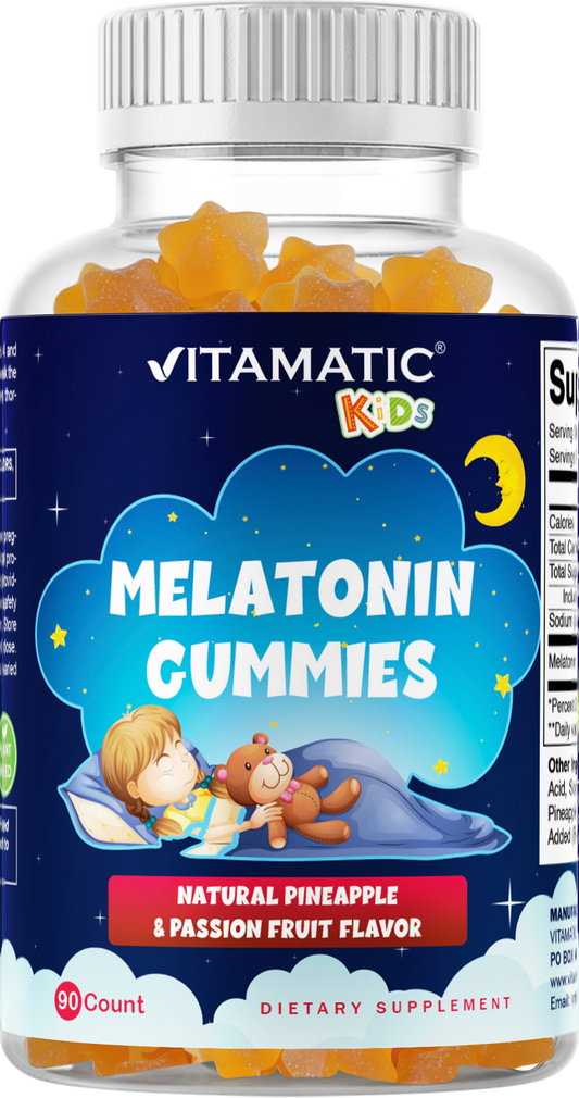 Vitamatic Sugar Free Kids Melatonin 1mg, 90 Gummies