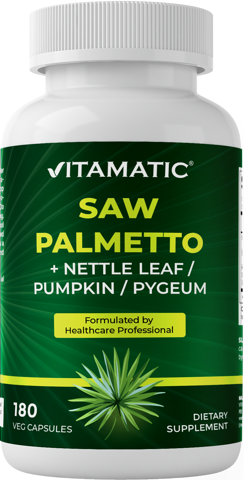 Saw Palmetto Extract, 180 Veg Capsules