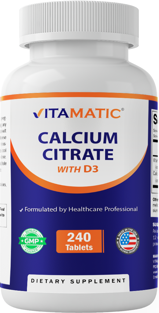 Calcium Citrate with Vitamin D3 Tablets