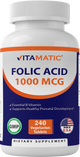 Folic Acid 1 mg 240 Tablets