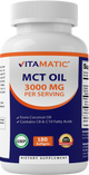 MCT Oil Softgels 3000 mg - 180 Softgels