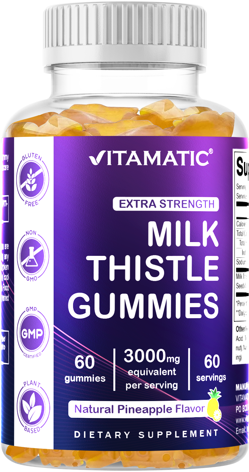 Milk Thistle Gummies 3000mg 60 Gummies