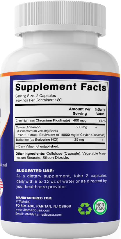 Ceylon Cinnamon 10000mg - 240 Vegetable Capsules