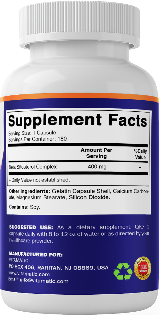 Beta-Sitosterol 400mg Capsules