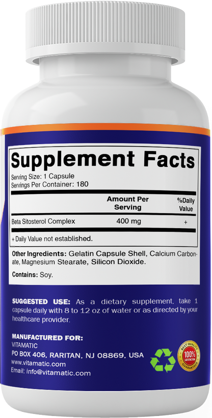 Beta-Sitosterol 400mg Capsules