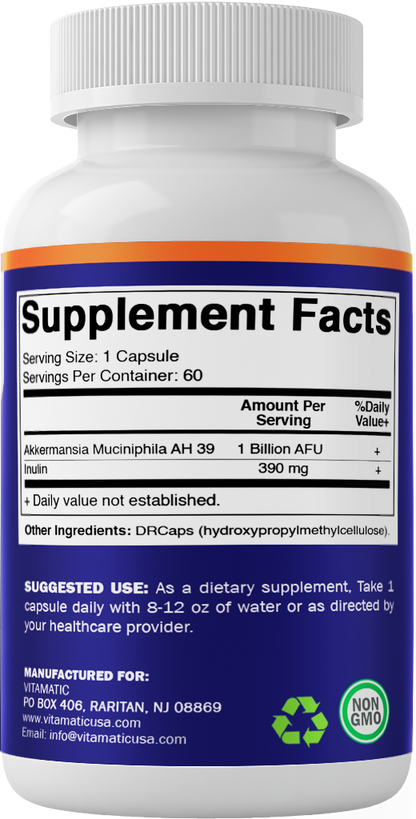 Akkermansia Muciniphila Gut Health 60 DR Capsules