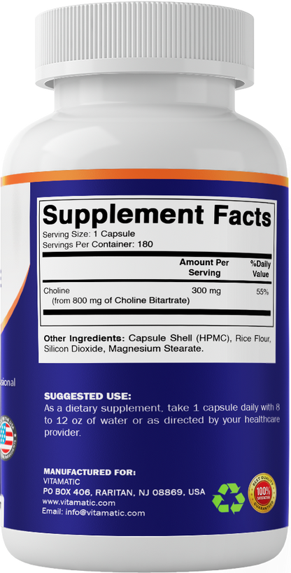 Choline Bitartrate Capsules