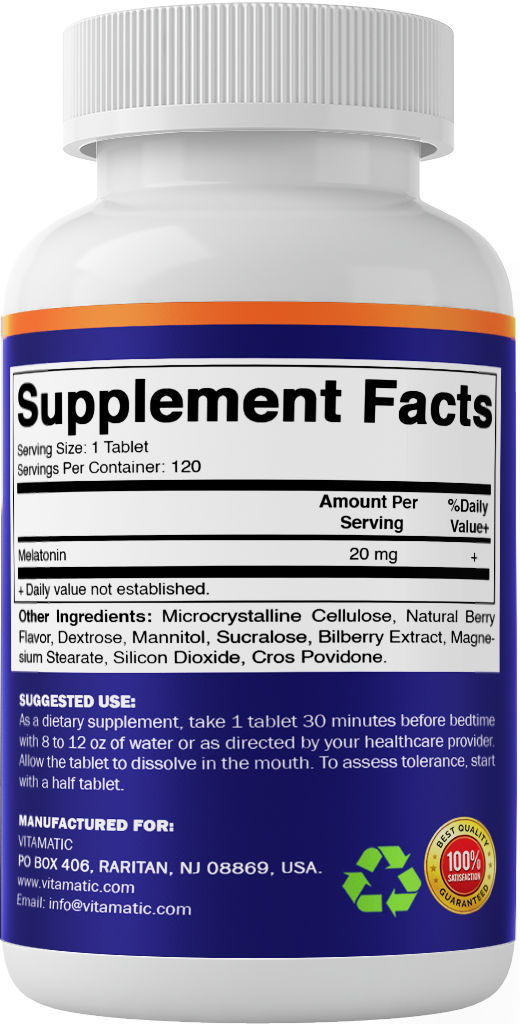 Melatonin 20mg Tablets