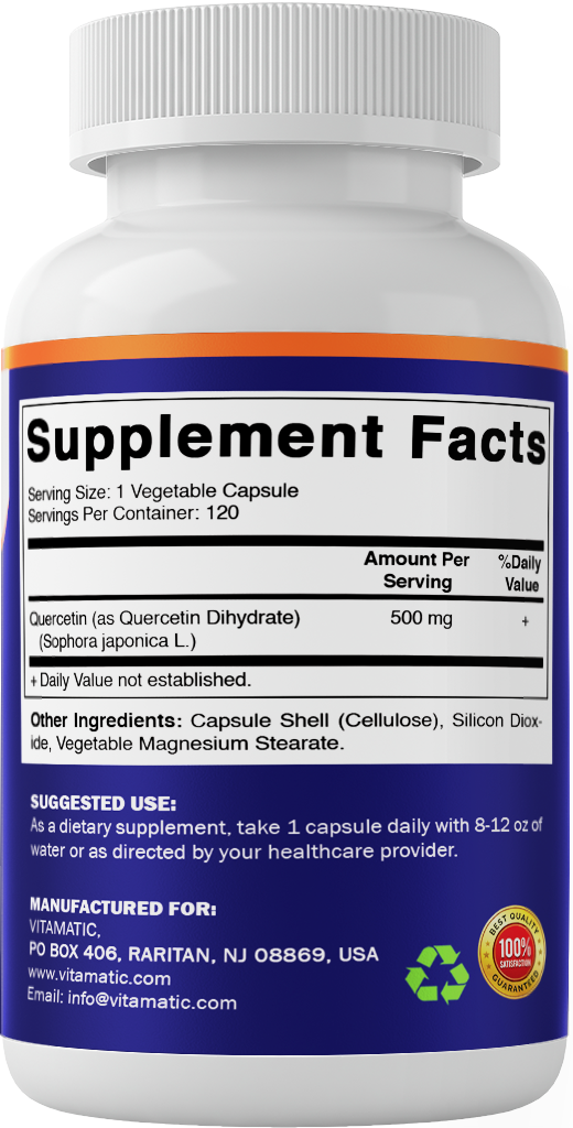 Quercetin 500mg Capsules