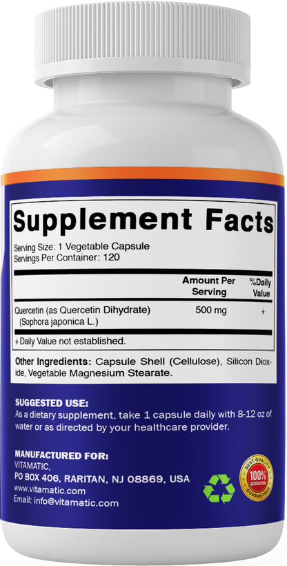 Quercetin 500mg Capsules