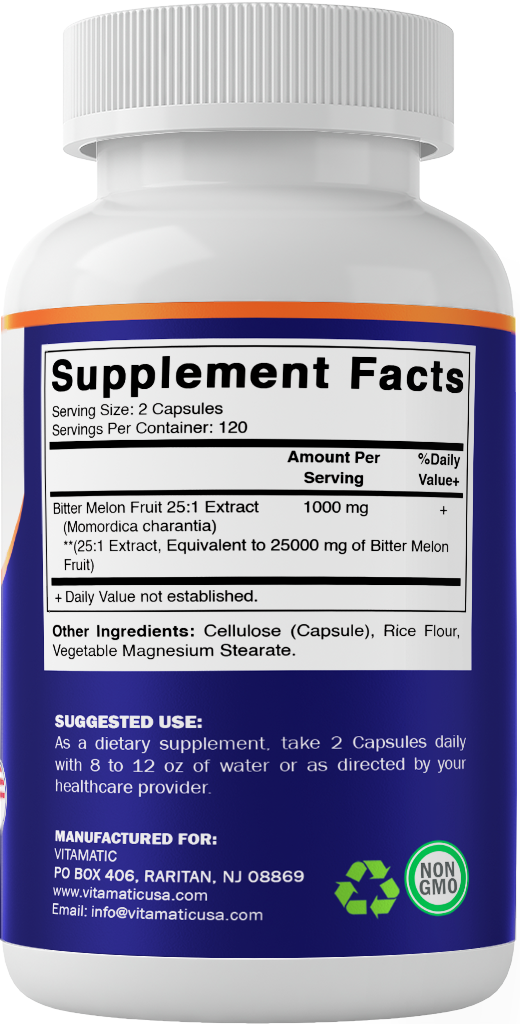 Bitter Melon 25000mg - 240 Vegetarian Capsule