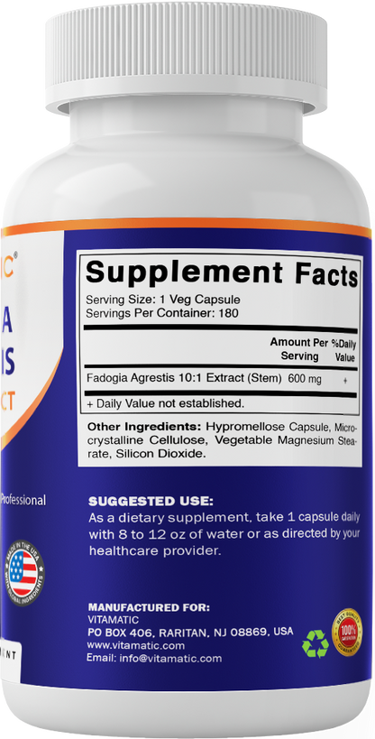 Fadogia Agrestis, 180 Veg Capsules