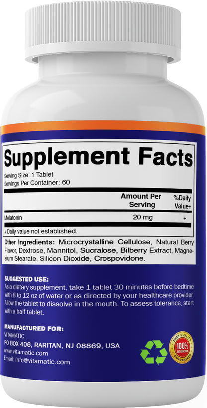 Melatonin 20mg Tablets