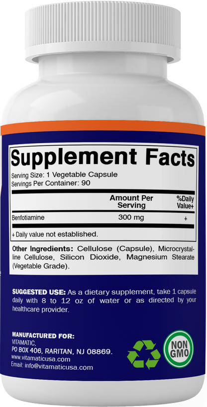 Benfotiamine 300 mg 90 Vegetarian Capsules