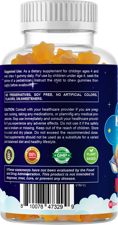 Vitamatic Sugar Free Kids Melatonin 1mg, 90 Gummies