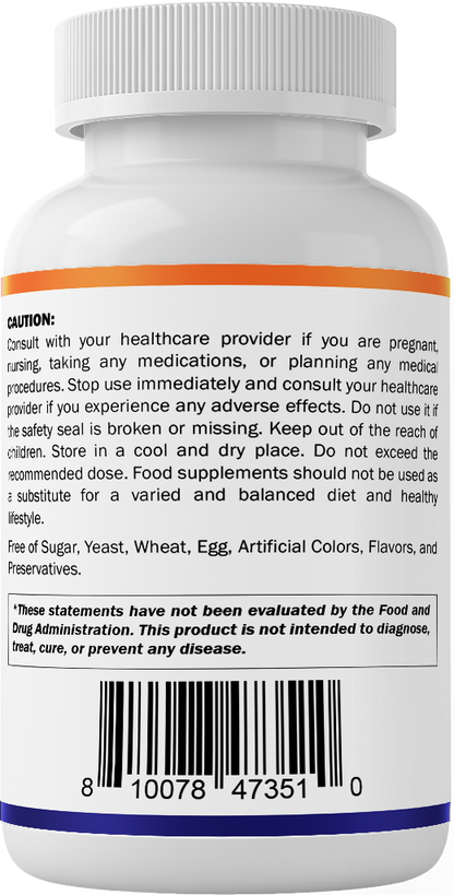 Biotin 10,000mcg - 365 Vegan Tablets