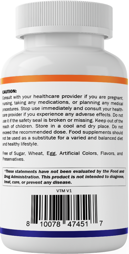Folic Acid 800 mcg Supplement, 500 Veg Tablets