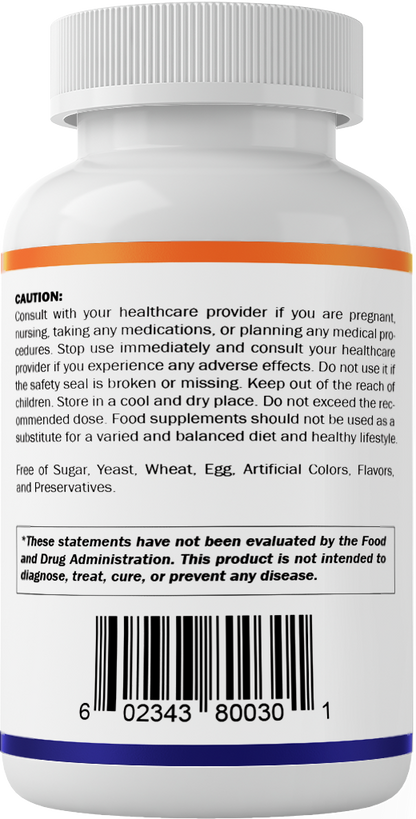 Vitamin D3 50000 IU Weekly Dose - 60 Veggie Capsules