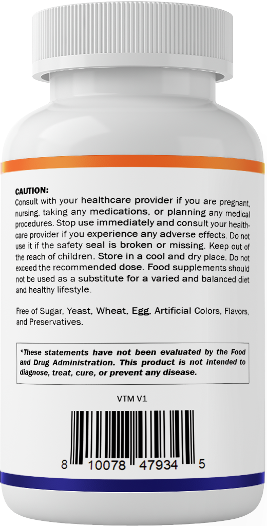 Vitamatic Caffeine Pills 200mg, 500 Vegetarian Tablets