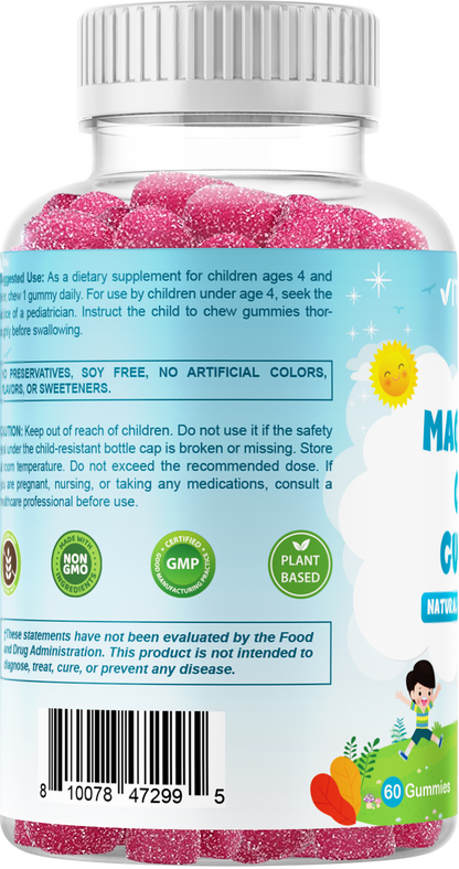 Kids Magnesium 35mg 60 Gummies