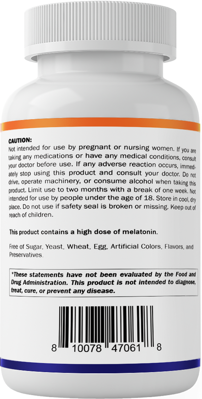 Melatonin 30 mg with L-Theanine & B6 120 Fast Dissolve Tablets