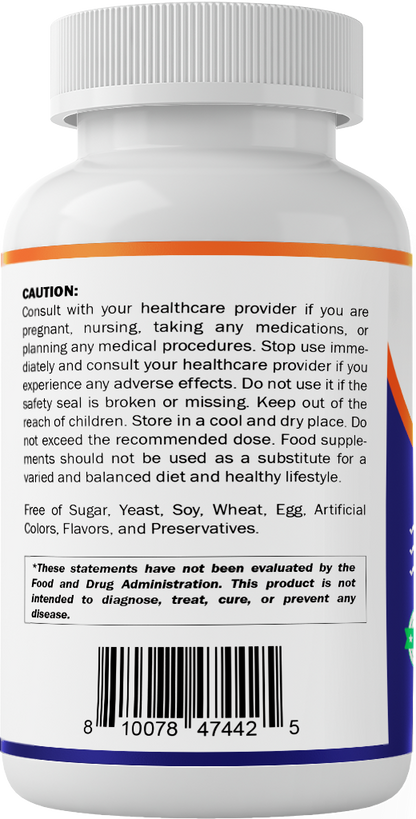 5-HTP 200mg with B6 5mg Per Serving - 240 Vegetarian Capsules