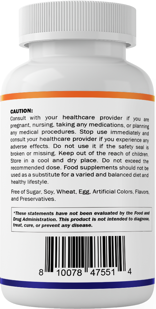 Citrinin-Free Red Yeast Rice 1200 mg. Capsules with CoQ10 100mg, Flush Free Niacin 100mg, & Garlic Powder 20mg - 120 Veg Capsules