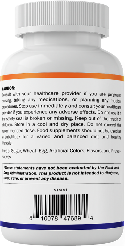 Vegan Vitamin D3 5000 IU from Lichen Capsules