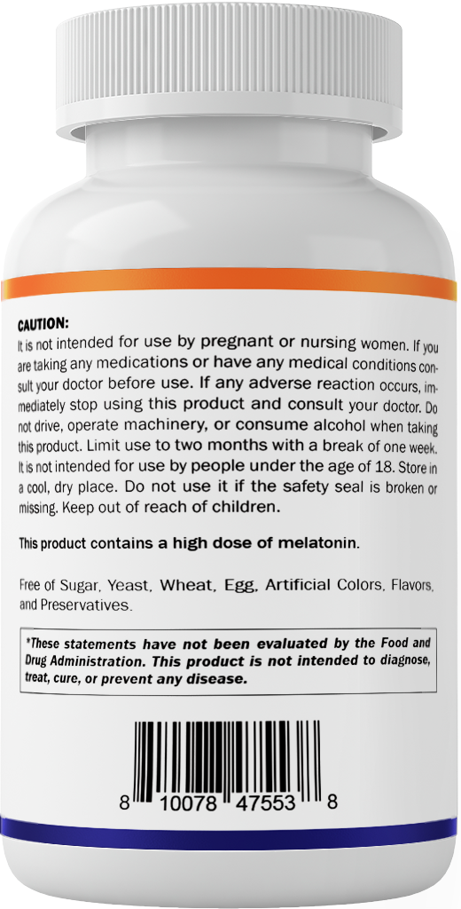 Vitamatic Melatonin 10mg + Ashwagandha 4:1 Extract, 120 Tablets