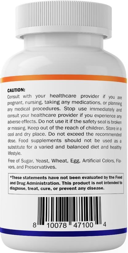 Biotin 20,000mcg with Keratin - 120 Vegetarian Tablets