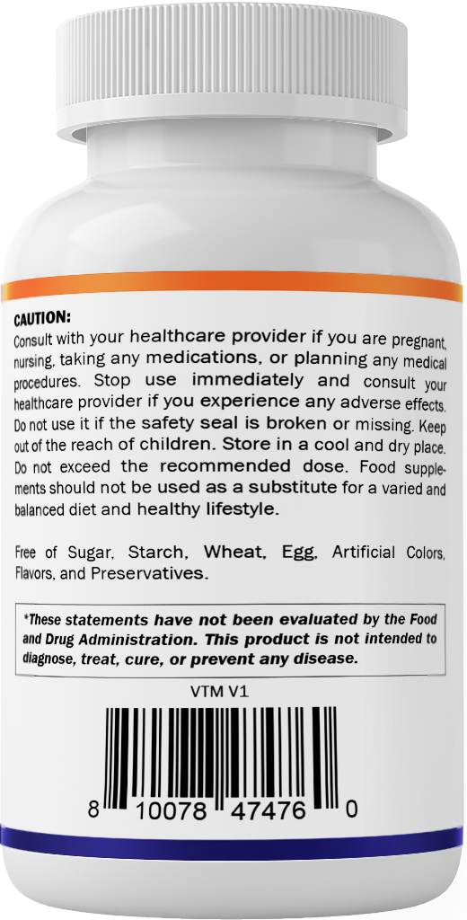 Vitamatic Lithium Orotate 20mg Supplement, 90 Capsules