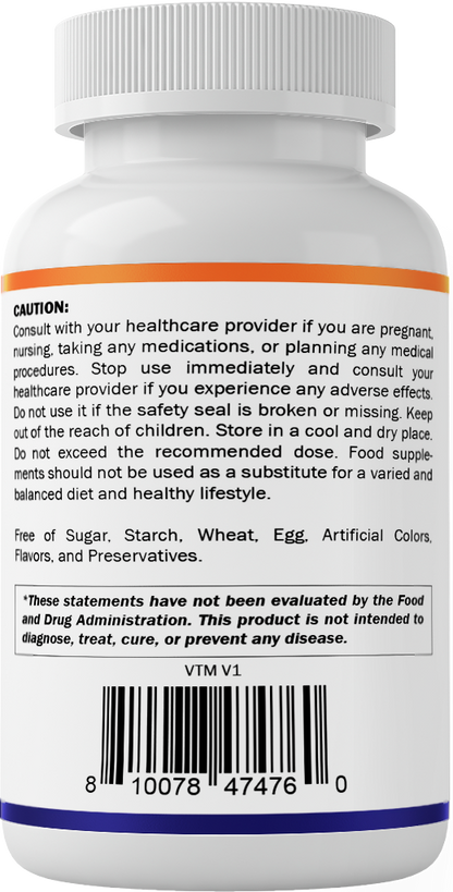 Vitamatic Lithium Orotate 20mg Supplement, 90 Capsules