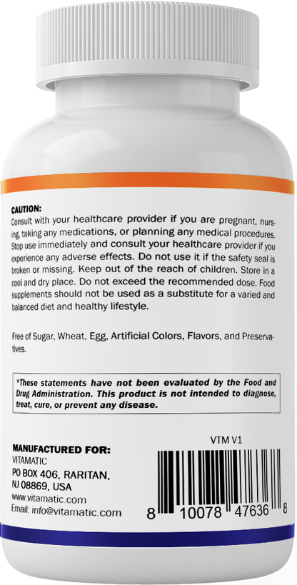 GLP-1 Support Supplement for Men & Women, 60 Capsules