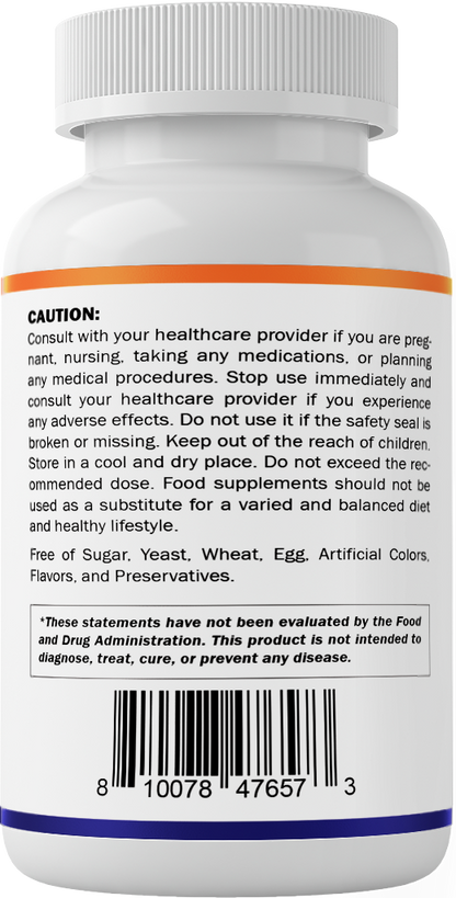 Vitamatic Alpha Lipoic Acid 1200mg Per Serving, 120 Capsules - Gluten Free, Vegetarian Capsules, Soy Free & Non-GMO