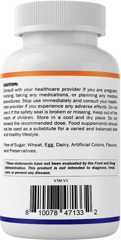 Vitamin B1 100mg High Potency, 250 Tablets