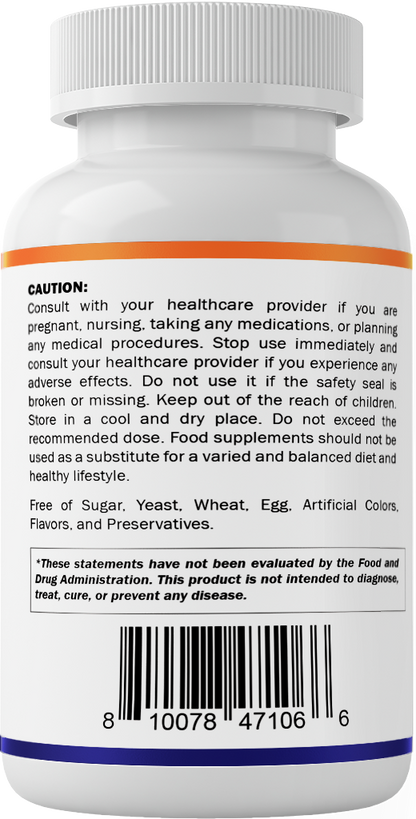 Apple Pectin 1400 mg Per Serving 120 Vegetarian Capsules