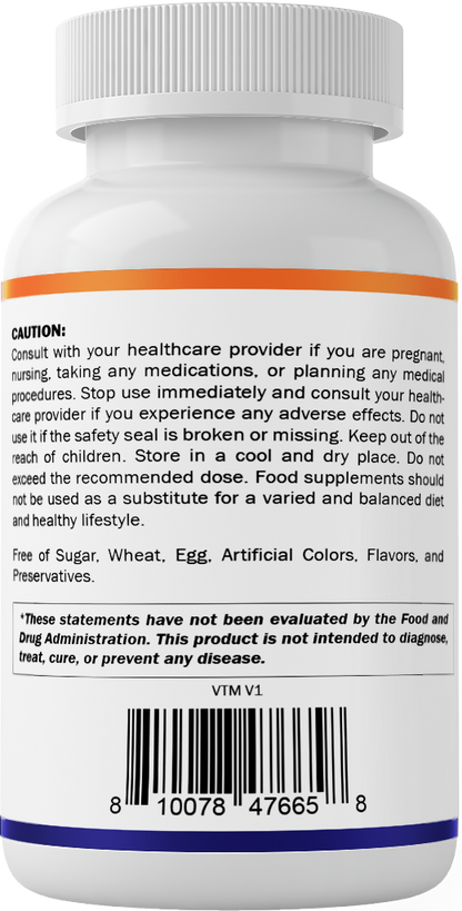 P5P 100mg Pyridoxal-5-Phosphate, 240 Capsules