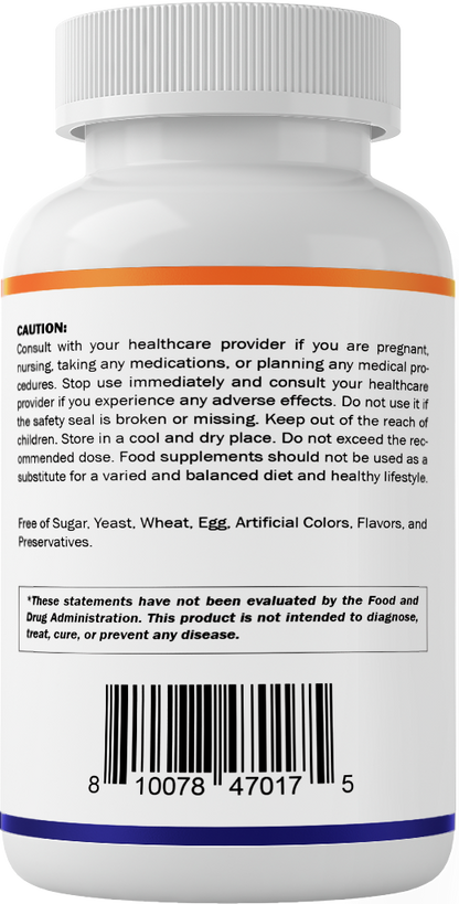 Bromelain 500mg (2400 GDU/gram) -  180 Capsules