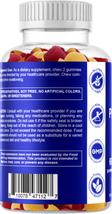 Sugar Free Probiotic 5 Billion 60 Vegan Gummies