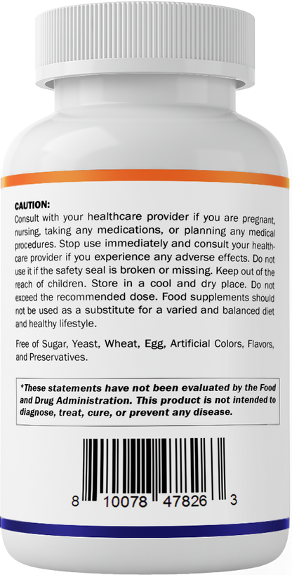 Magnesium Glycinate 850 mg (High Potency) – Supports Muscle, Nerve & Heart Health – 120 Veg Capsules – Non-GMO, Made in USA