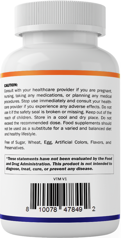 Alpha-Ketoglutaric Acid (AKG) Veg Capsules