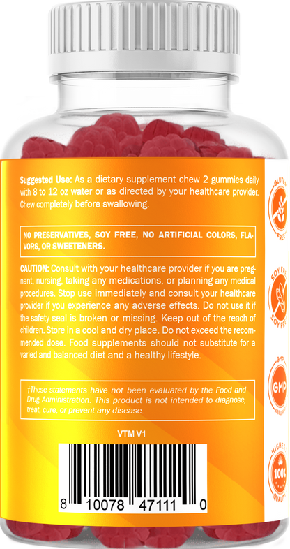 Vitamatic Vitamin D3 + K2 Gummies, 60 Gummies