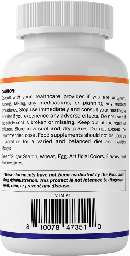 Biotin 10,000 mcg Vegan Supplement, 365 Tablets
