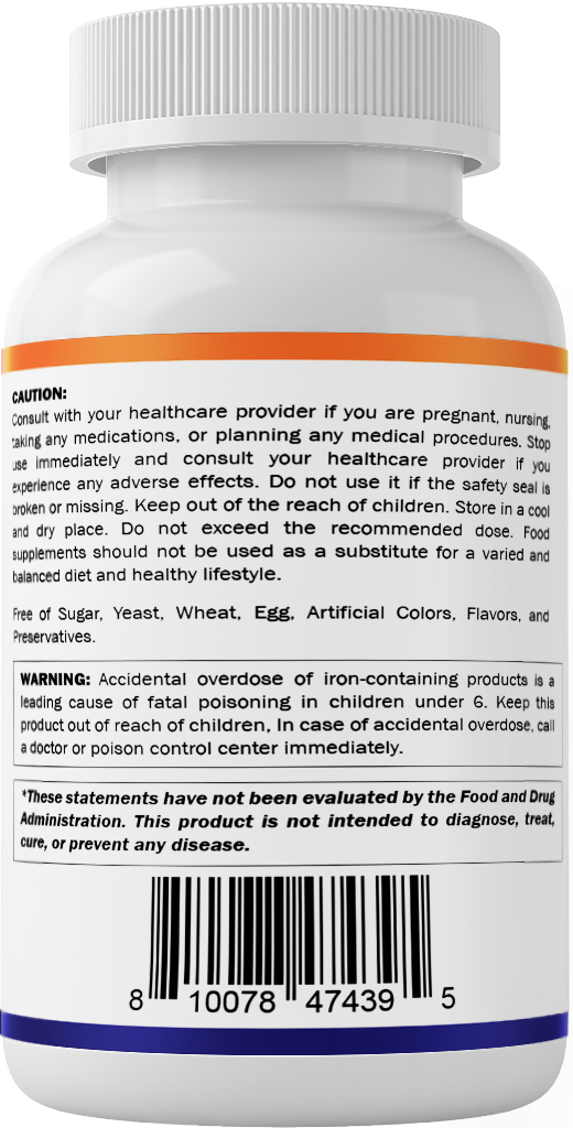 Ferrous Sulphate 325mg  Vitamin C 100mg - 250 Coated Tablets