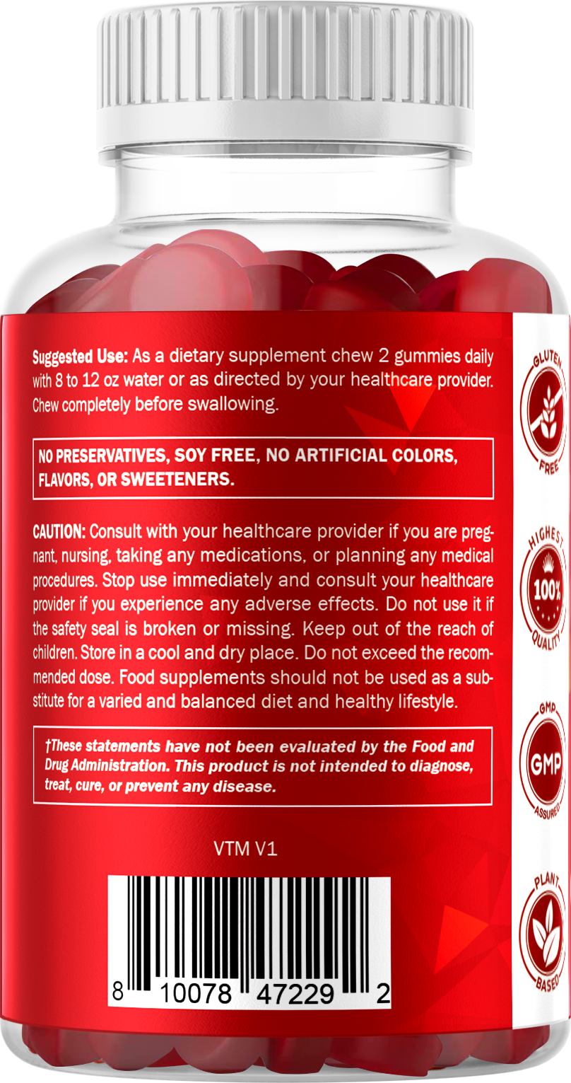 Vitamatic Sugar-Free Methyl B12 5000 mcg, 120 Gummies
