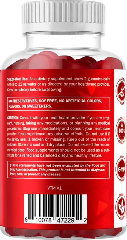 Vitamatic Sugar-Free Methyl B12 5000 mcg, 120 Gummies
