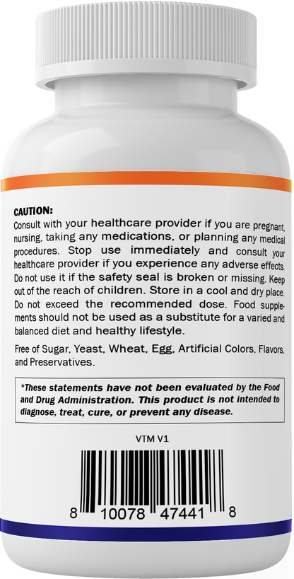 Vitamatic Caffeine Pills 200mg, 250 Vegetarian Tablets